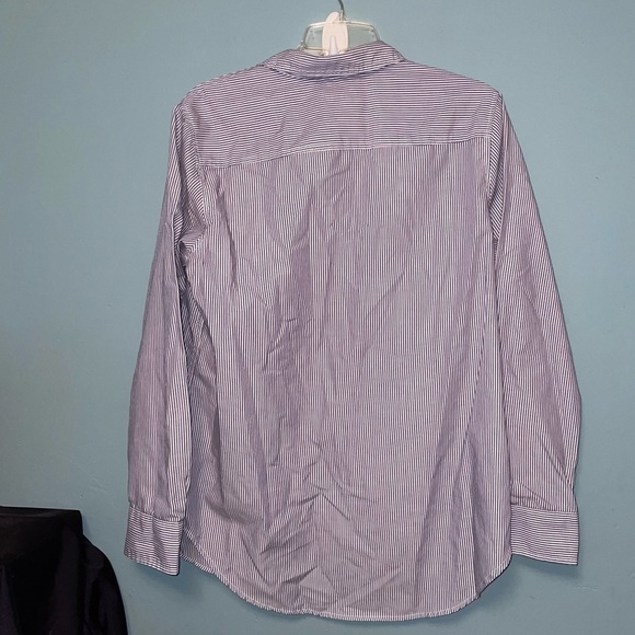 A New Day Striped Button Down with Floral Accent Size XXL - Picture 7 of 7